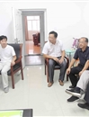 冰球官网党委书记王磊一行到信息学院调研招生录取工作