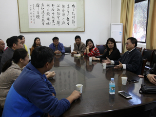 世新大学终身教育学院院长邱志淳教授来冰球官网交流