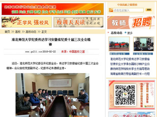【中国高校之窗】MG冰球突破官网网站纪委传达学习安徽省纪委十届三次全会精神