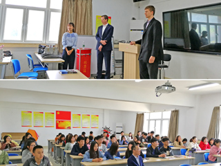 美国帕克大学国际教育高级主管凯文·维克先生一行访问冰球官网