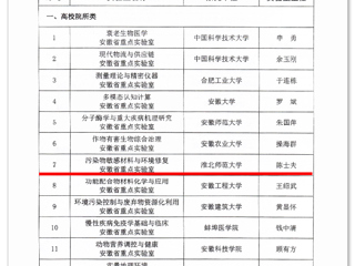 冰球官网获批安徽省重点实验室立项建设