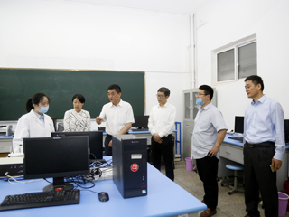 省科技厅党组书记宛晓春一行来冰球官网调研指导工作