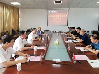 淮北理工学院来冰球官网后勤服务与管理处走访交流