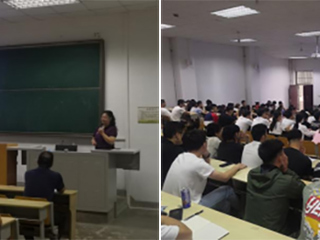 首都体育学院王凯珍教授应邀来冰球官网体育学院讲学