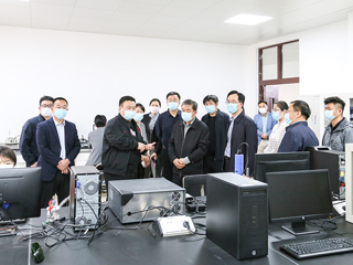 淮北市人大常委会领导到冰球官网调研安徽省重点实验室