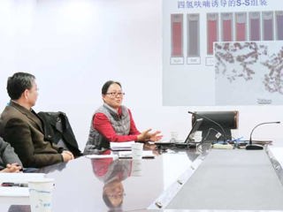 南京航空航天大学阚彩霞教授应邀来冰球官网做学术报告