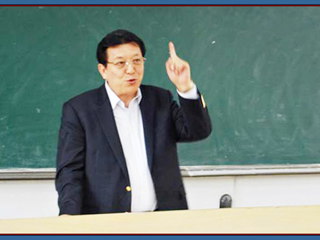 知名文化学者周岭先生到冰球官网讲学