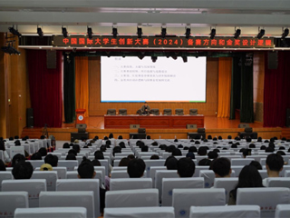冰球官网举办中国国际大学生创新大赛（2024）专题讲座